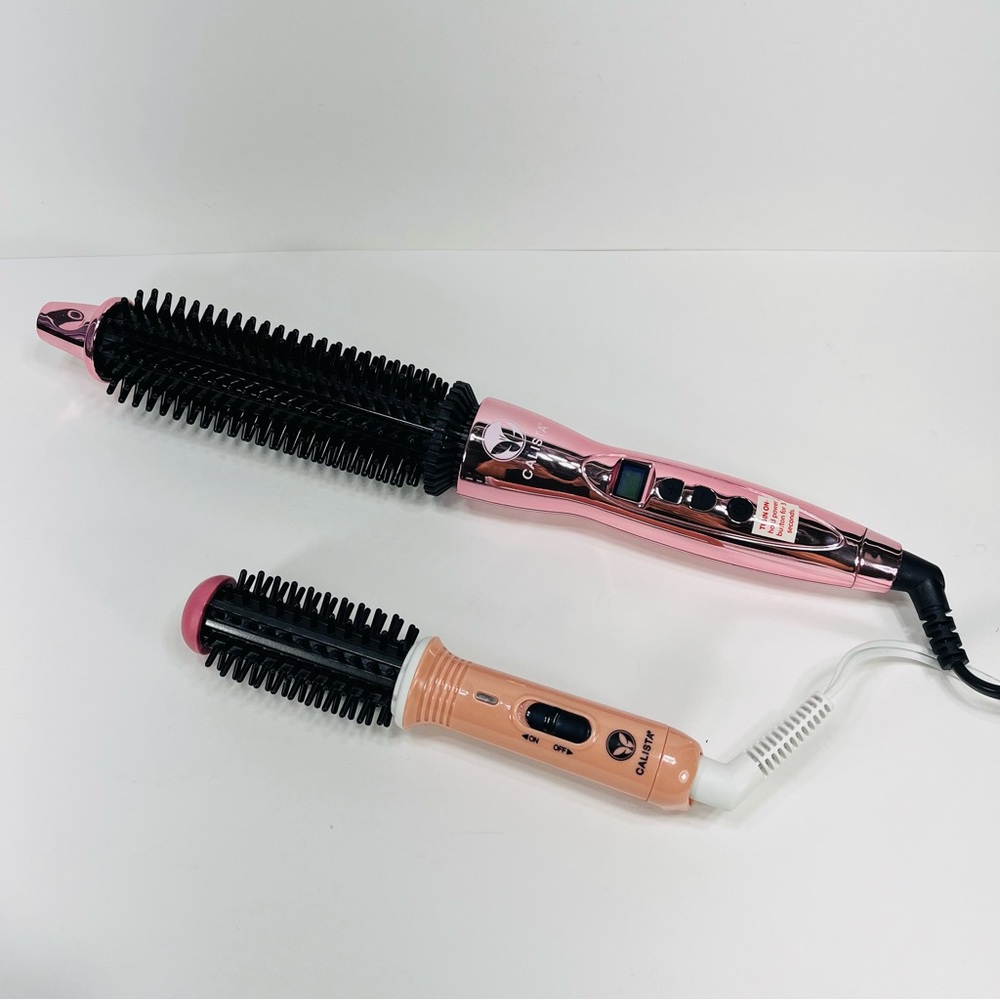 Calista PerfectorPro+ Heated Round brush AND GogoMini Round Brush Set Curling - Picture 7 of 8